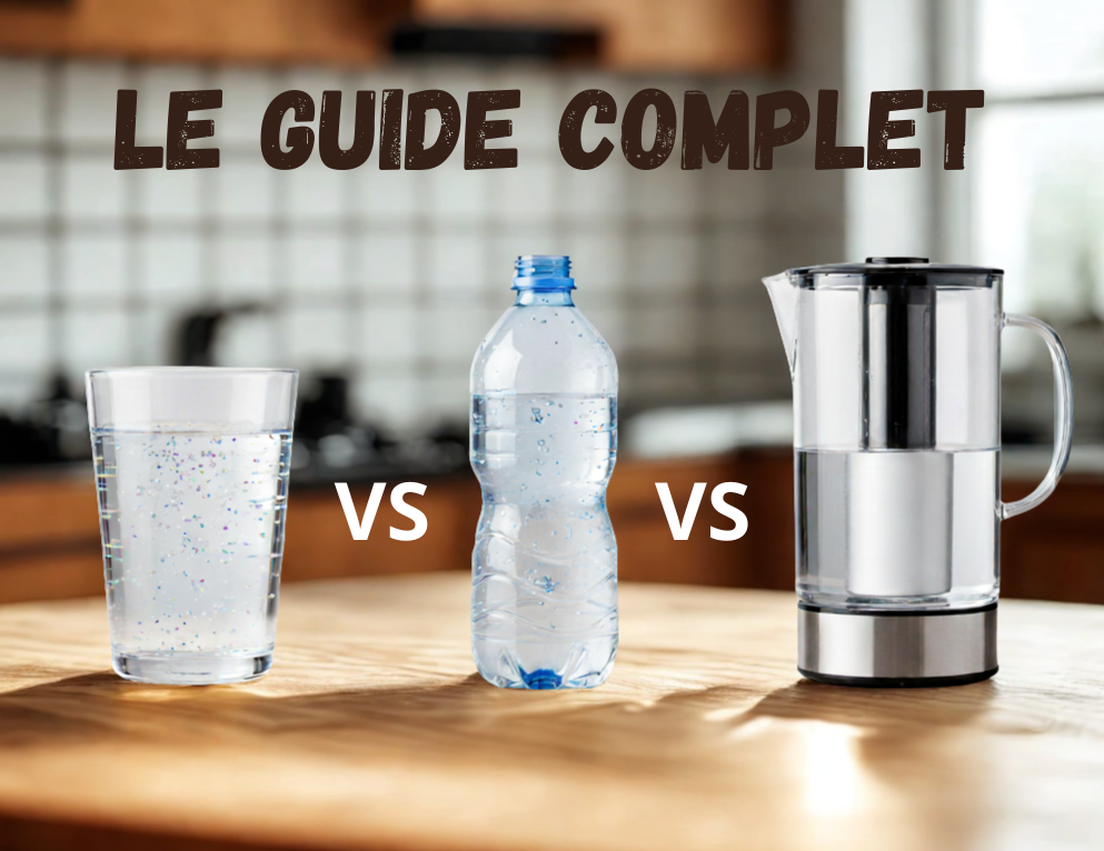 bouteille eau vs verre vs filtre
