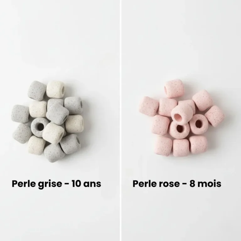 comparaison perles céramique grises et roses différences durée de vie utilisation