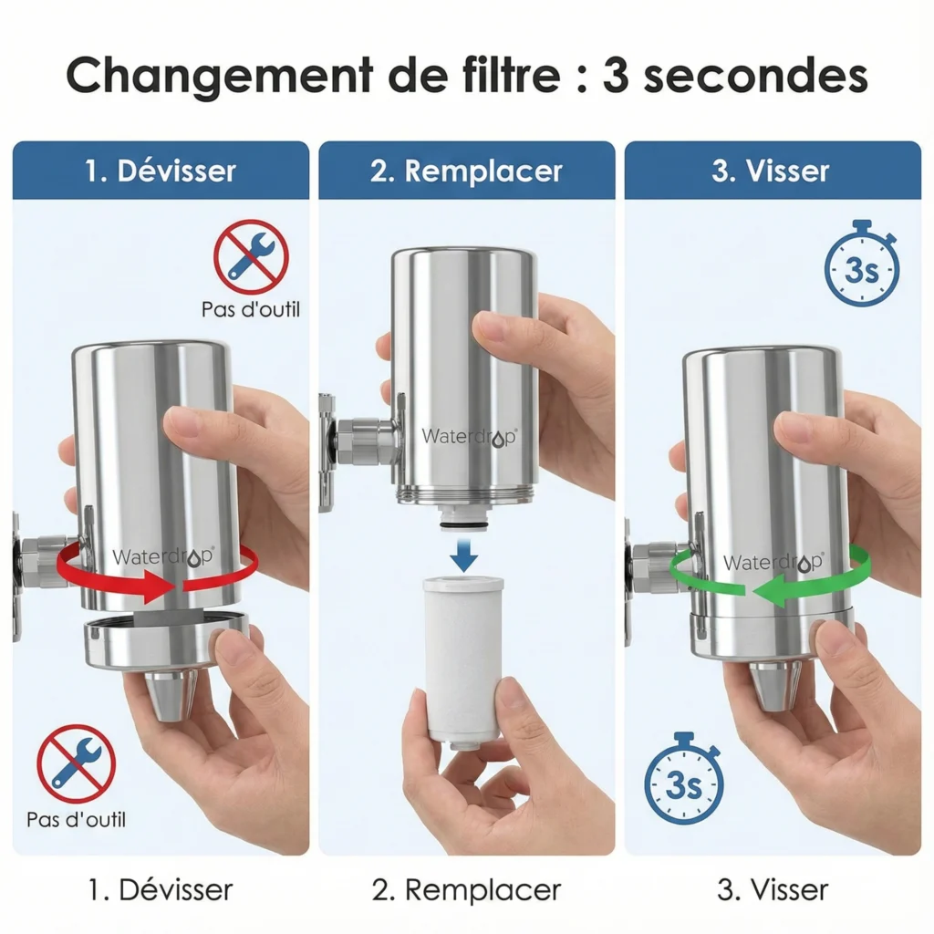changement filtre wd fc 06