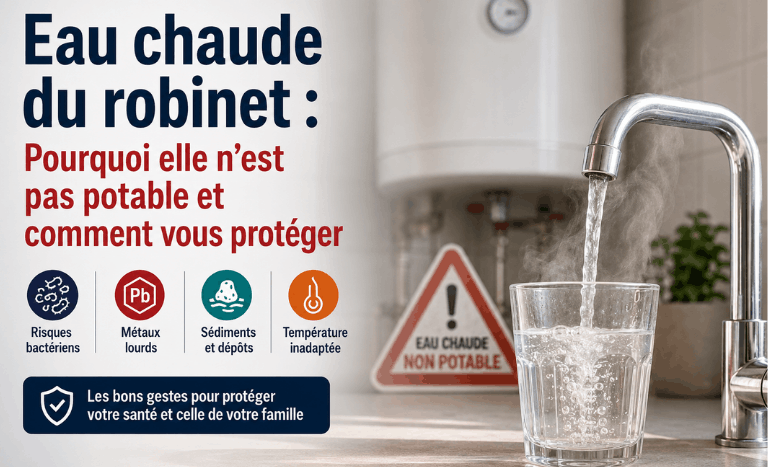 Eau Chaude du Robinet : Pourquoi Elle N&rsquo;est Pas Potable et Comment Vous Protéger