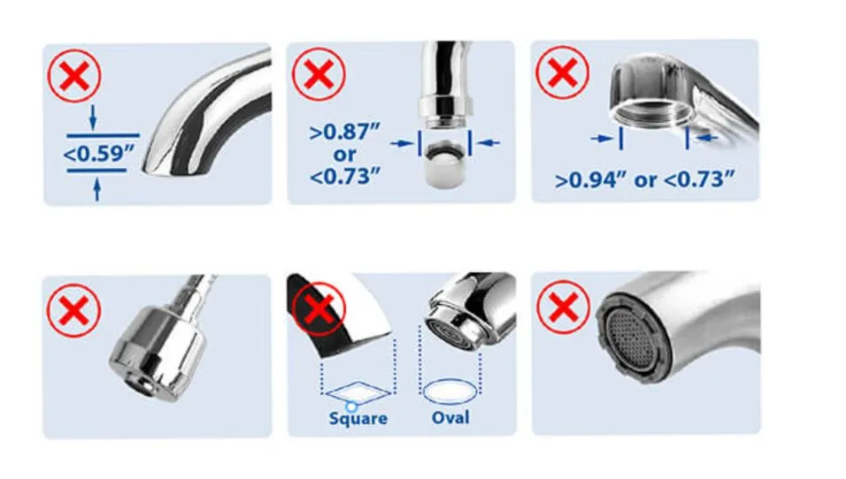 robinet incompatible waterdrop ctf01